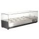 Ψυχόμενη επιτραπέζια βιτρίνα Salad bar 52Lt Dynamic GN-1305SB  5 θέσεων