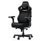 ANDA SEAT Gaming Chair KAISER-4 V2 XL Black Fabric with 6D Armrest 